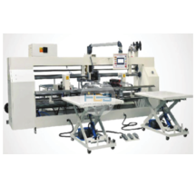 Máy ghim thùng carton bán tự động 2 mảnh